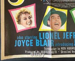 Jazz Boat ORIGINAL Quad Movie Film Cinema Poster Anthony Newley Anne Aubrey 1960