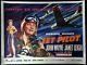 Jet Pilot Original Quad Movie Poster Linen Backed John Wayne Janet Leigh 1957