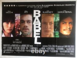 Job Lot Six Original Quad Movie Posters Godfather III Babel Pirates Conan + 2