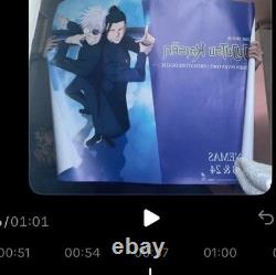 Jujustu Kaisen Official Cinema Movie Quad Poster English Gojo Geto