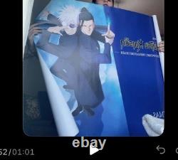 Jujustu Kaisen Official Cinema Movie Quad Poster English Gojo Geto