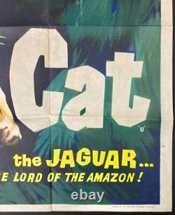 Jungle Cat ORIGINAL Quad Movie Cinema Poster Walt Disney 1960