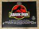 Jurassic 1993 Park Original British Quad Movie Poster