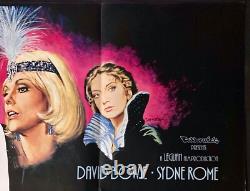 Just a Gigolo ORIGINAL Quad Movie Cinema Poster David Bowie Tom Chantrell 1978