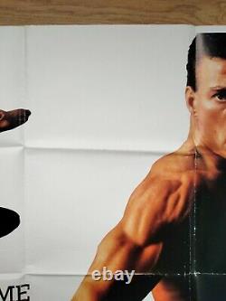 KICKBOXER (1989) rare original UK QUAD POSTER Jean-Claude Van Damme MUAY THAI