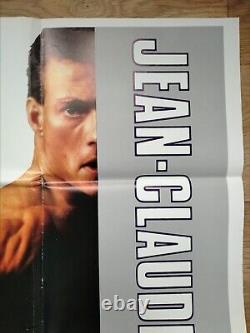 KICKBOXER (1989) rare original UK QUAD POSTER Jean-Claude Van Damme MUAY THAI