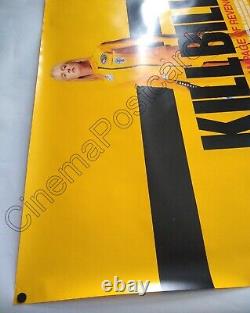 KILL BILL Vol 1 ROLLED Original UK Quad Poster Tarantino 4 Film Signed Autograph