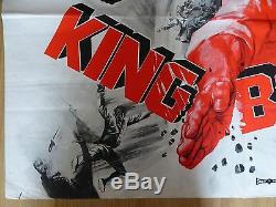 KING BOXER (1972) original UK quad film/movie poster, kung-fu, martial arts, rare