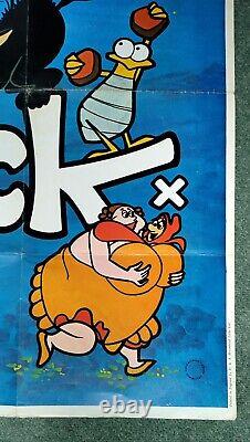 KING DICK (1973) v. Rare original UK quad movie poster Cartoon Porn Sex Comedy