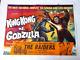 King Kong Vs Godzilla 1962 1963 The Raiders Original Poster Uk Quad 30x40