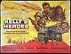 Kellys Heroes Original Quad Movie Cinema Poster Clint Eastwood 1970