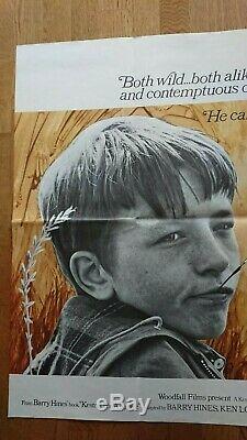 Kes (1969) UK Cinema Quad Poster Classic British Film by Ken Loach