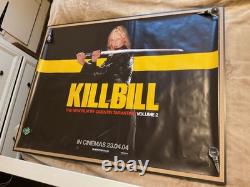 Kill Bill 2' super rare 2004 genuine teaser cinema quad poster (40in x 30in)