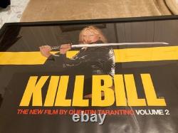 Kill Bill 2' super rare 2004 genuine teaser cinema quad poster (40in x 30in)