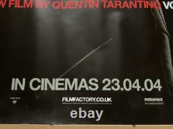 Kill Bill 2' super rare 2004 genuine teaser cinema quad poster (40in x 30in)