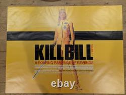 Kill Bill Rolled Original UK Quad Movie Film Cinema Poster 2003 VGC RARE