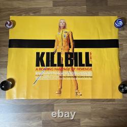 Kill Bill Rolled Original UK Quad Movie Film Cinema Poster 2003 VGC RARE