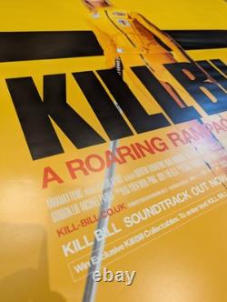 Kill Bill Rolled Original UK Quad Movie Film Cinema Poster 2003 VGC RARE
