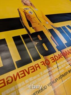 Kill Bill Rolled Original UK Quad Movie Film Cinema Poster 2003 VGC RARE