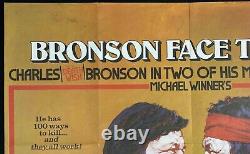 Killer of Killers / Chato's Land ORIGINAL Quad Movie Poster Charles Bronson