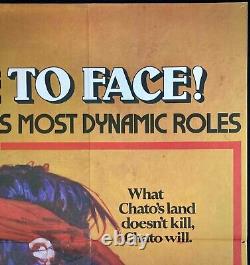 Killer of Killers / Chato's Land ORIGINAL Quad Movie Poster Charles Bronson