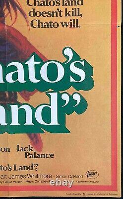 Killer of Killers / Chato's Land ORIGINAL Quad Movie Poster Charles Bronson
