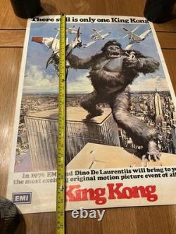 King Kong original movie 1976 poster UK