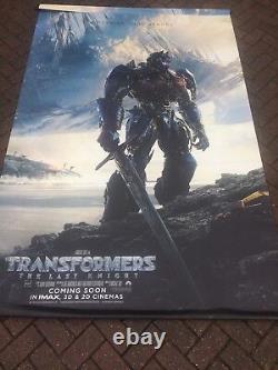 LARGE Transformers Official The Last Night Vinyl Movie Poster 8ft X 5ft