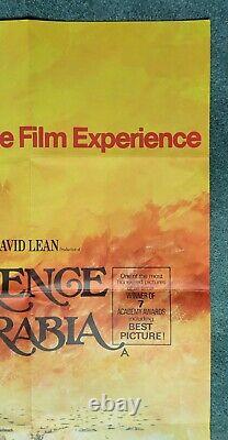 LAWRENCE OF ARABIA (1962, RR1970) original UK quad movie poster Peter O'Toole