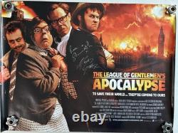 LEAGUE OF GENTLEMEN APOCALYPSE quad Poster Signed By Gatiss & Shearsmith