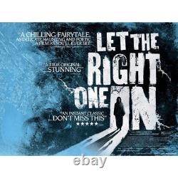 LET THE RIGHT ONE IN Original British Quad Movie Poster 30x40 2008 Tomas