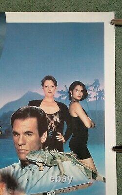 LICENCE TO KILL (1989) original UK rolled quad movie poster JAMES BOND 007