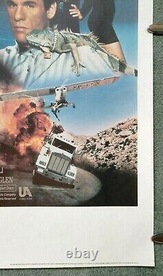 LICENCE TO KILL (1989) original UK rolled quad movie poster JAMES BOND 007