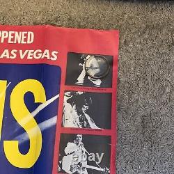 LIVE /ELVIS ON TOUR 1970's rare original UK movie Quad posters ELVIS PRESLEY