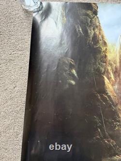 LORD OF THE RINGS Fellowship 2001 original cinema poster UK Quad 30x40 adv