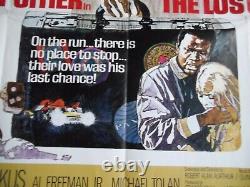 LOST MAN 1969 Sidney Poitier Original Film Movie UK QUAD POSTER 30x40 Vintage