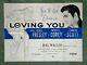 Loving You (1957) Original Uk Quad Movie Poster Elvis Presley Very Rare