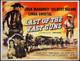 Last Of The Fast Guns Original Quad Movie Film Cinema Poster Gilbert Roland 1958