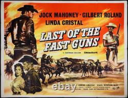 Last of the Fast Guns ORIGINAL Quad Movie Film Cinema Poster Gilbert Roland 1958