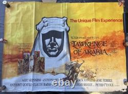 Lawrence Of Arabia 1962 UK Quad 71 RR Rare Movie Film Cinema Poster Peter OToole