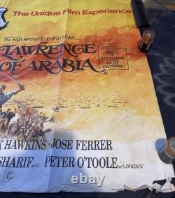 Lawrence Of Arabia 1962 UK Quad 71 RR Rare Movie Film Cinema Poster Peter OToole