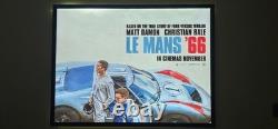 Le Mans'66 (2019) Original UK Cinema Quad Movie Poster 30x40