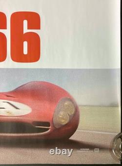 Le Mans'66 Ford v Ferrari Original Quad Movie Poster Matt Damon Christian Bale