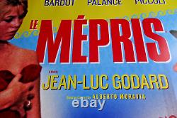 Le Mepris Poster BFI Cinema Quad Bridget Bardot 60th Anniversary Jean Luc Godard