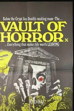 Legend Hell House / Vault of Horror Original Quad Movie Poster