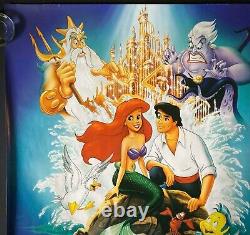 Little Mermaid Original Quad Movie Film Cinema Poster Walt Disney 1989