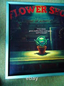 Little Shop Of Horrors Uk Quad Film Poster 1986 Vintage 40 Yrs Old Original Gem
