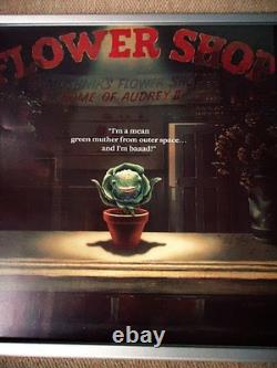 Little Shop Of Horrors Uk Quad Film Poster 1986 Vintage 40 Yrs Old Original Gem