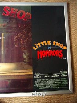 Little Shop Of Horrors Uk Quad Film Poster 1986 Vintage 40 Yrs Old Original Gem