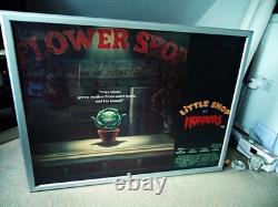 Little Shop Of Horrors Uk Quad Film Poster 1986 Vintage 40 Yrs Old Original Gem